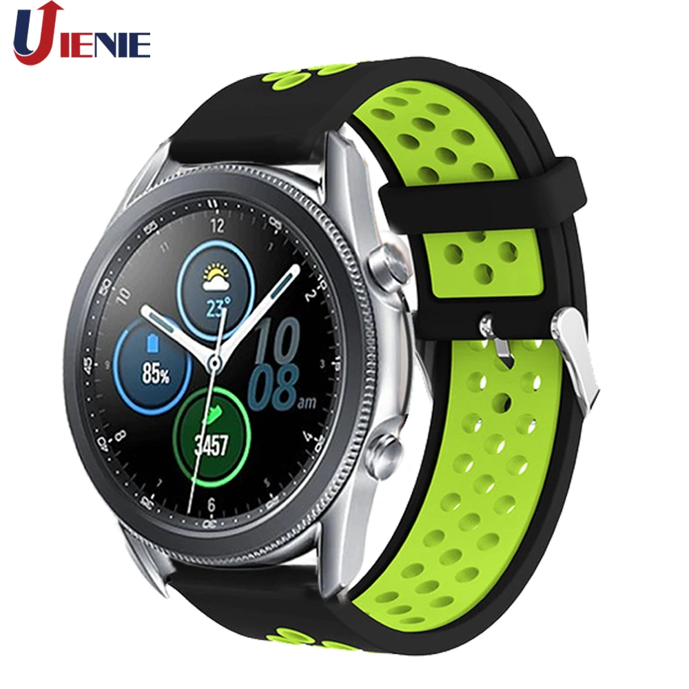 Ремешок силиконовый для Samsung Galaxy Watch 3 41 мм 45 мм/Gear S3 /46 мм|Смарт-аксессуары| |