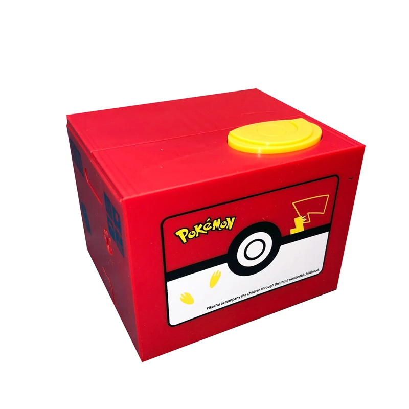 Одежда с изображением покемона Пикачу банк аниме электронная коробка для денег
