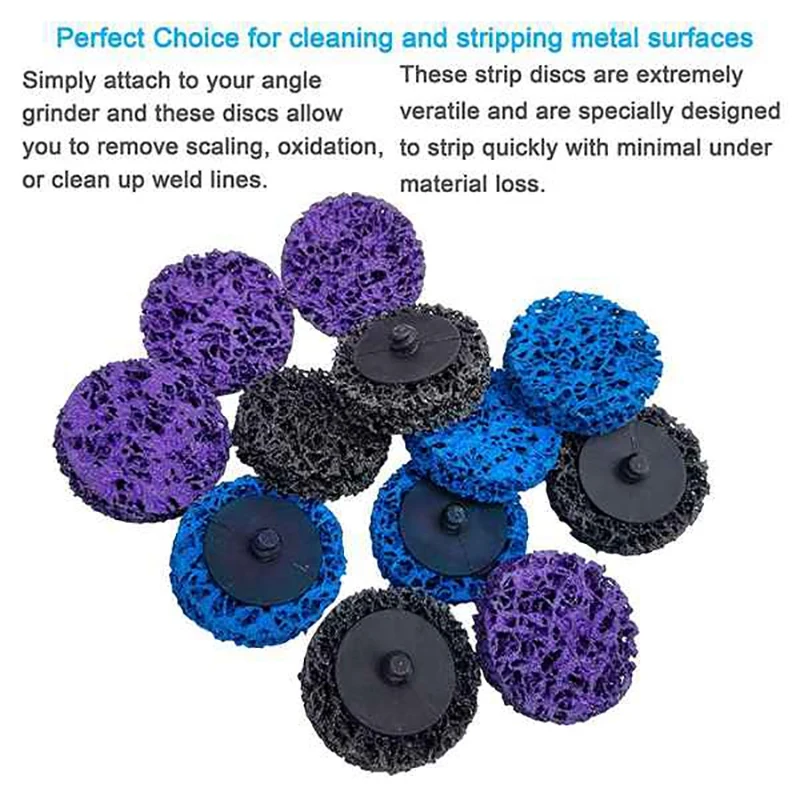 2 Inch Strip Discs Clean Poly Wheel Abrasive Angel Grinders Tool For Rust Paint Flaking Materials Removal 15 | Инструменты