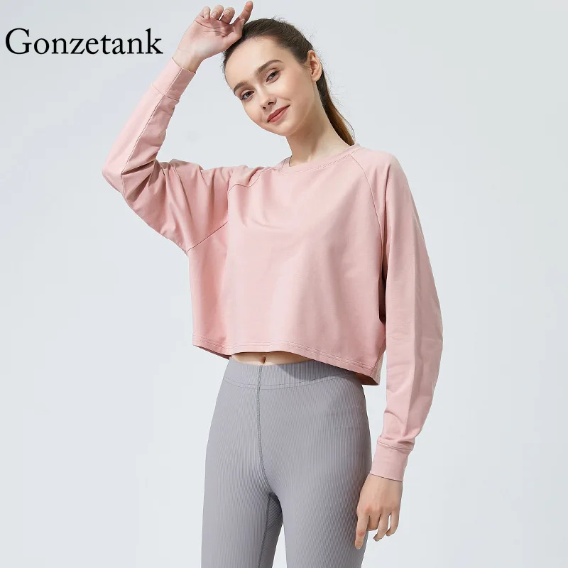 

Топ женский дышащий бесшовный с длинным рукавом для занятий йогой