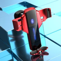 2022 new magnetic wireless car charger smart electric locking mobile phone holder for iphone 13 12 11 Huawei P30 40 Samsung S21