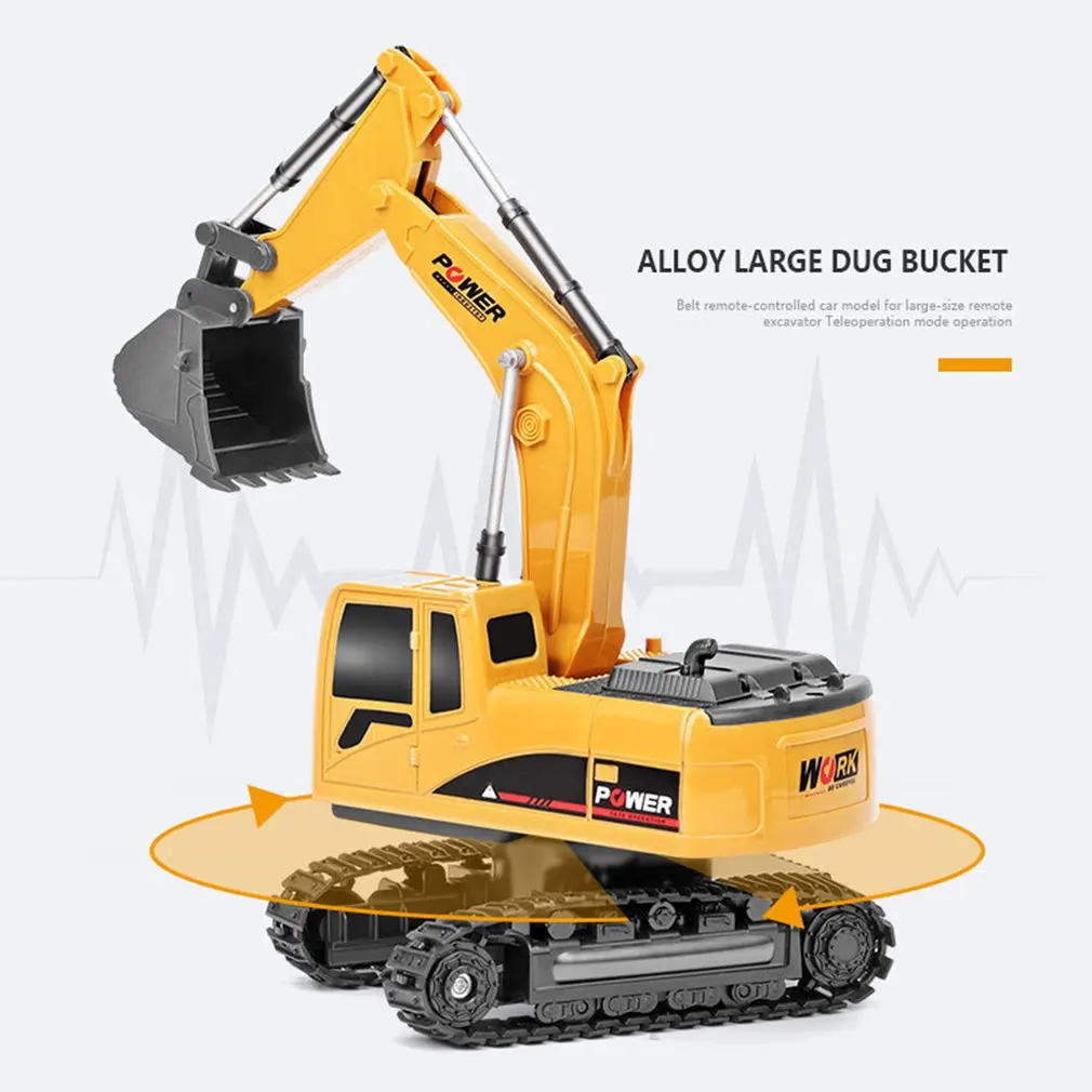 Радиоуправляемый мини-бульдозер с дистанционным управлением 1:24 5CH 6CH литья под