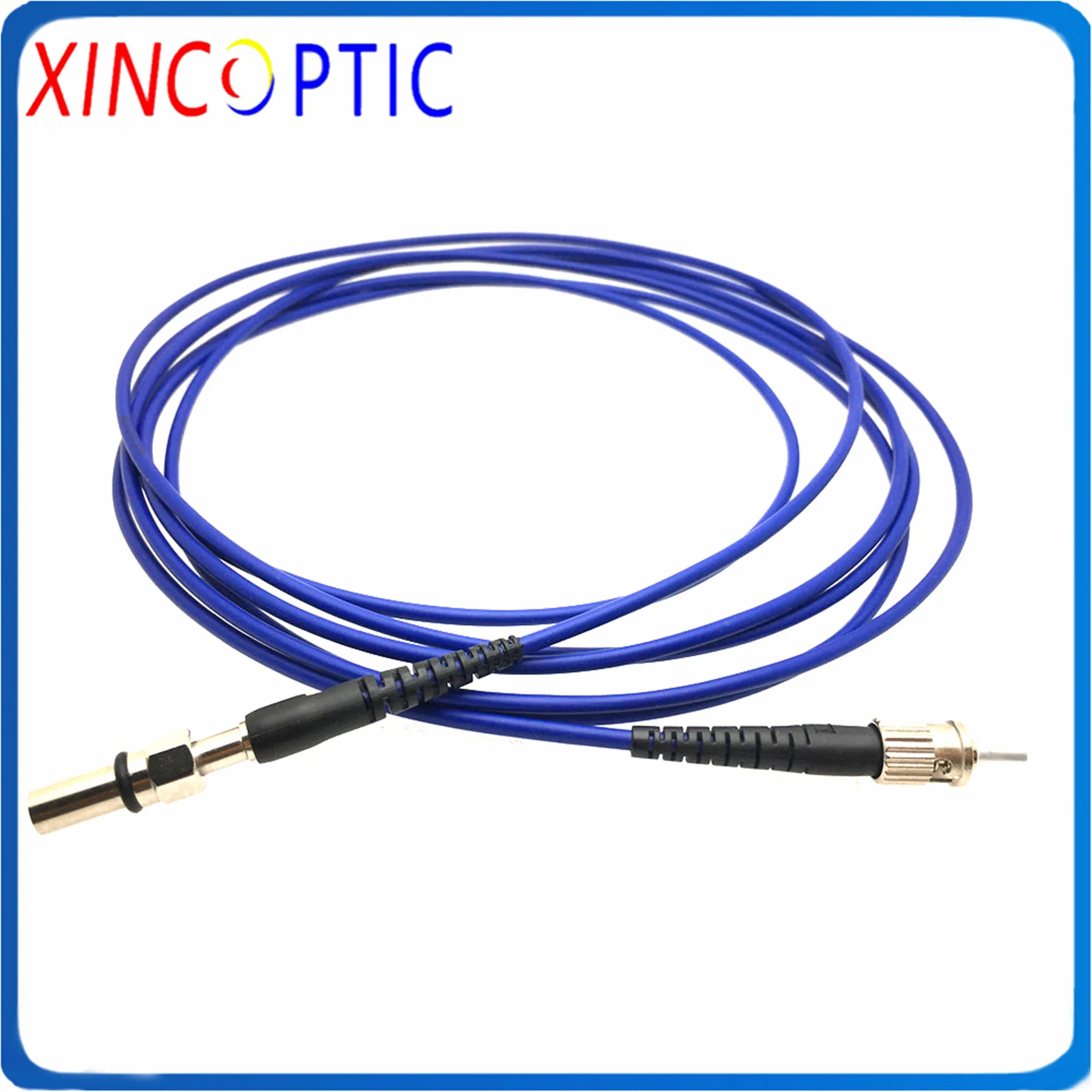 Многомодовый армированный оптоволоконный патч корд из чистого кремнезема 400 мкм