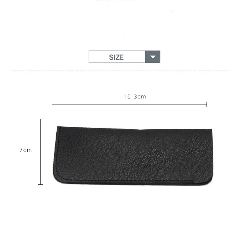 Футляр для солнцезащитных очков мягкая кожаная водонепроницаемая сумка Простой