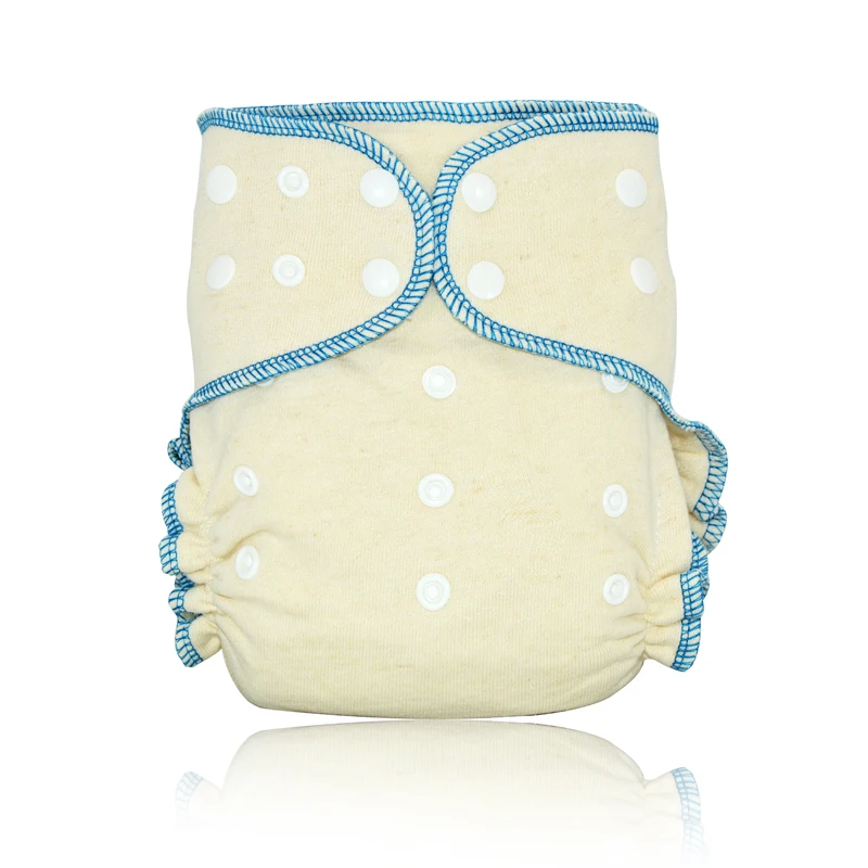 Skyblue Miababy Onesize пеньковая Встроенная ткань пеленки для тяжелой влажности подходит для ребенка 5-15 кг, натуральная пенька - Цвет: Skyblue