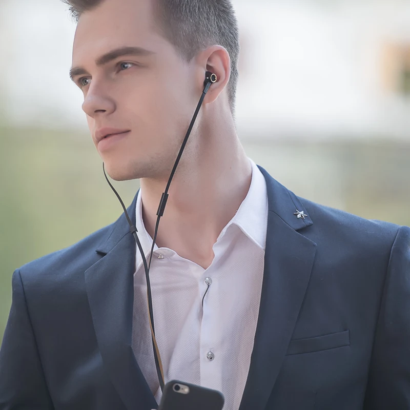 Оригинальные Hi-Fi Наушники PHILIPS S2 гарнитура с проводом для телефонных звонков и