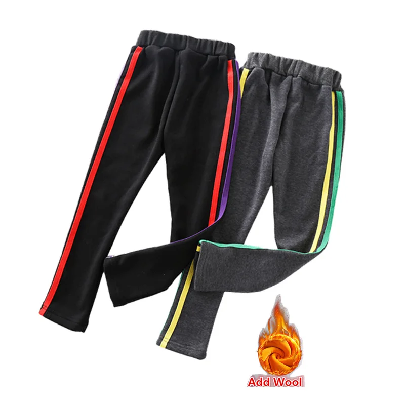 Леггинсы с полосками для девочек подростков Повседневные штаны принцессы Сезон