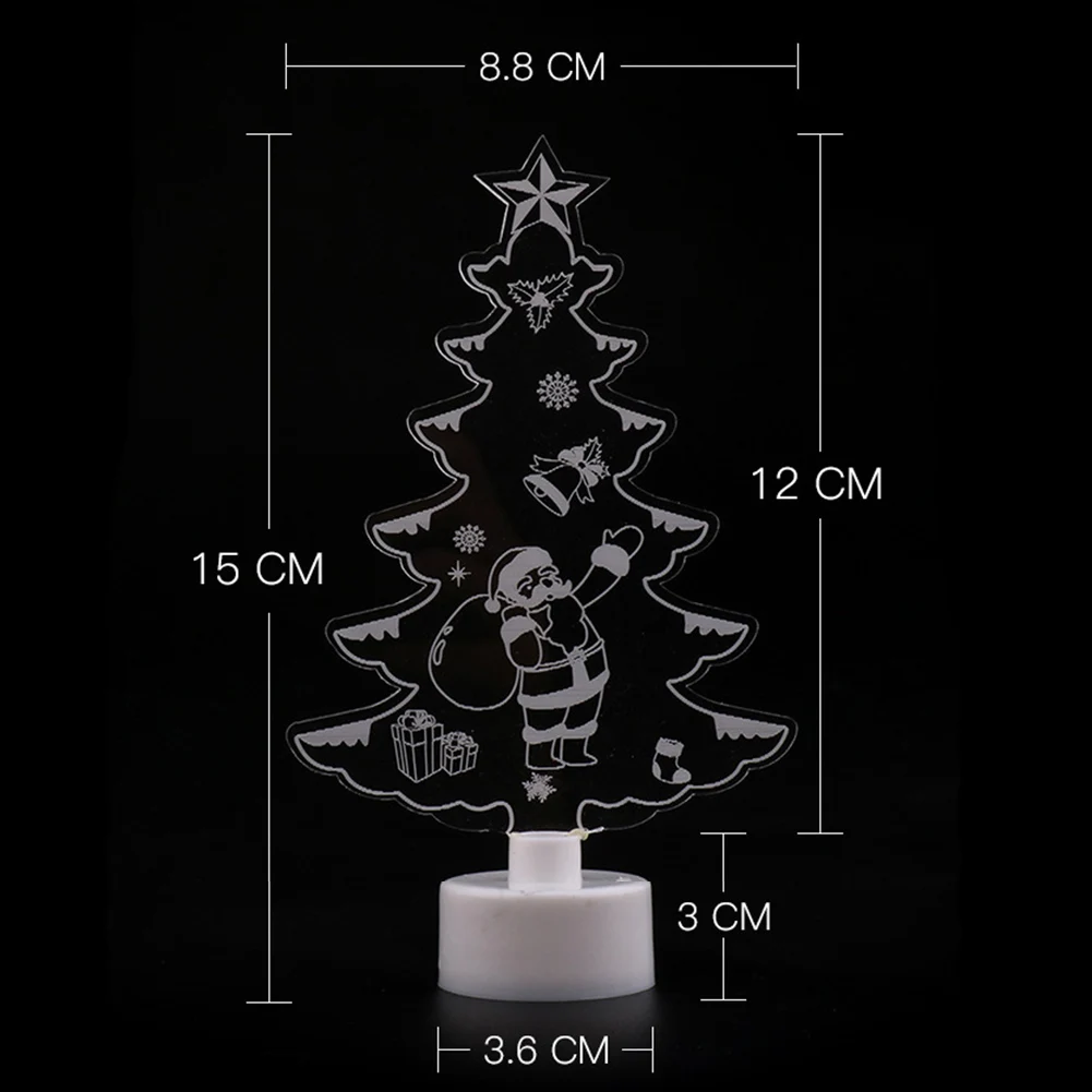 1 шт. Новый разноцветный светодиодный декоративный светильник в виде снеговика