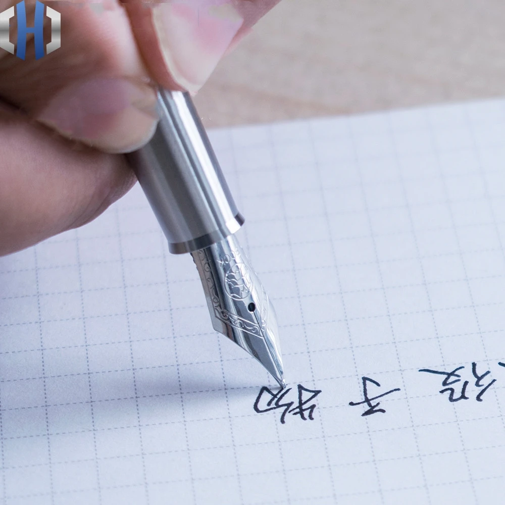Немецкая ручка из титанового сплава Bock Nib подпись каллиграфическая подарок |