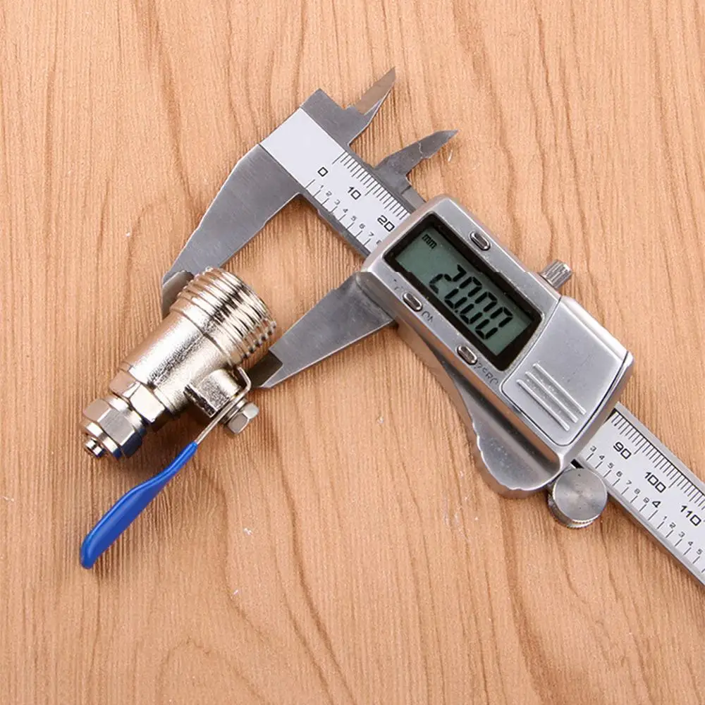 Шаровой регулирующий клапан для воды RoSH 1/2 1/4 дюймов кран с обратным