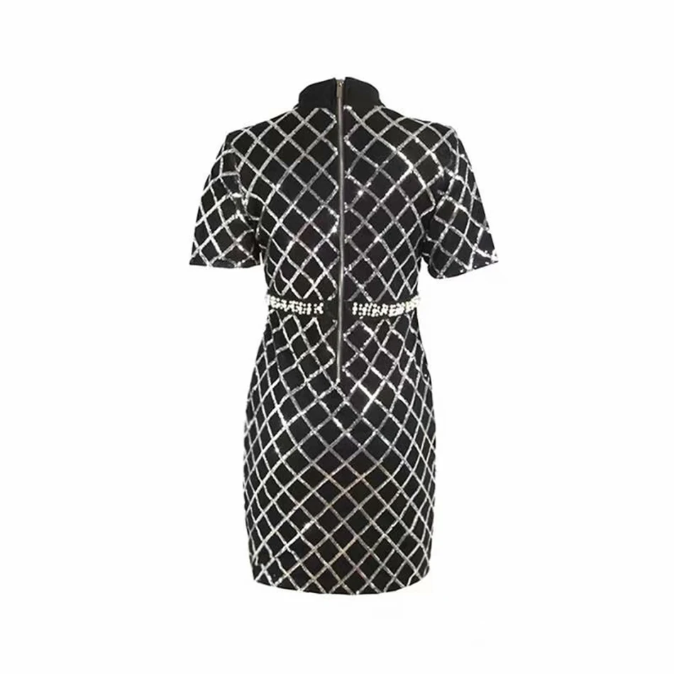 2021 новая летняя женская мини платье с короткими рукавами и открытыми плечами