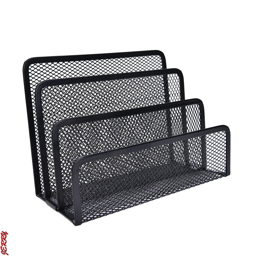 Черная проволочная папка с тремя буквами для ковриков держатель блокнота школы