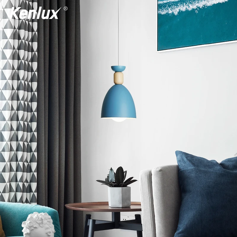 

Modern Minimalist E27 Pendant Lights Bar Cafe Restaurant Decor Wood Aluminum Hanging Lamp Lighting Luminaire