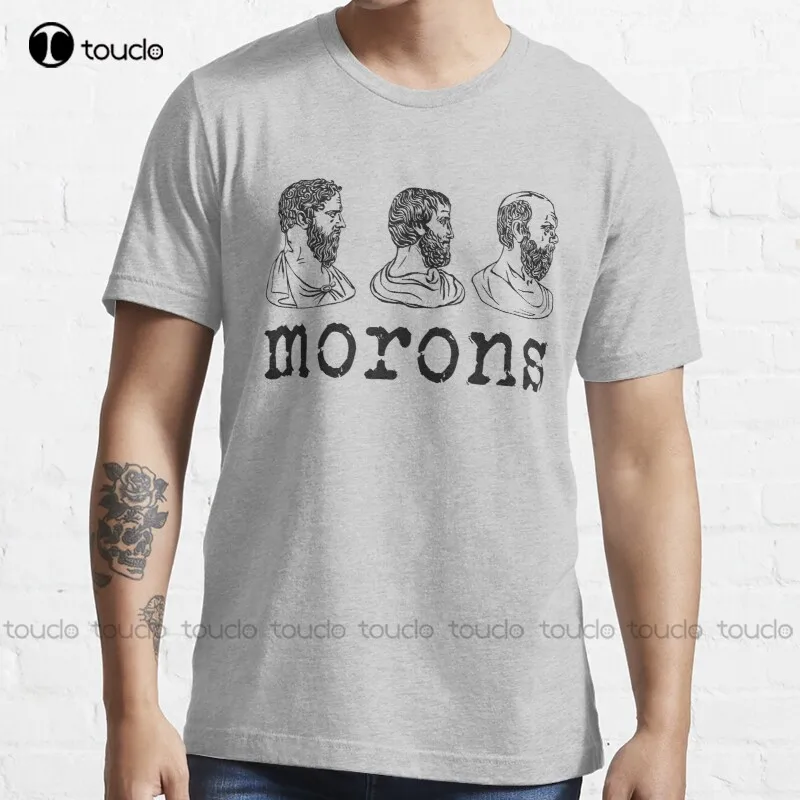 

Inspired By Princess Bride - Plato - Aristotle - Socrates - Morons - Movie Quotes - Comedy T-Shirt Anime Shirts Tee Shirt Unisex