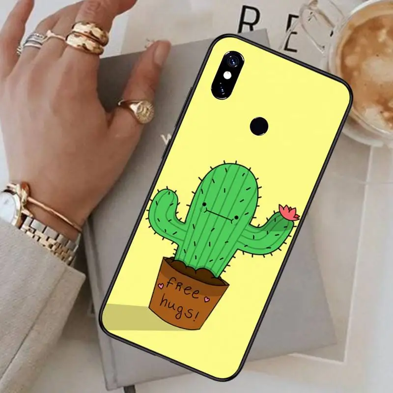 

Strong cactus Phone Case For Xiaomi Redmi note 7 8 9 pro 8T 9S Mi Note 10 Lite pro