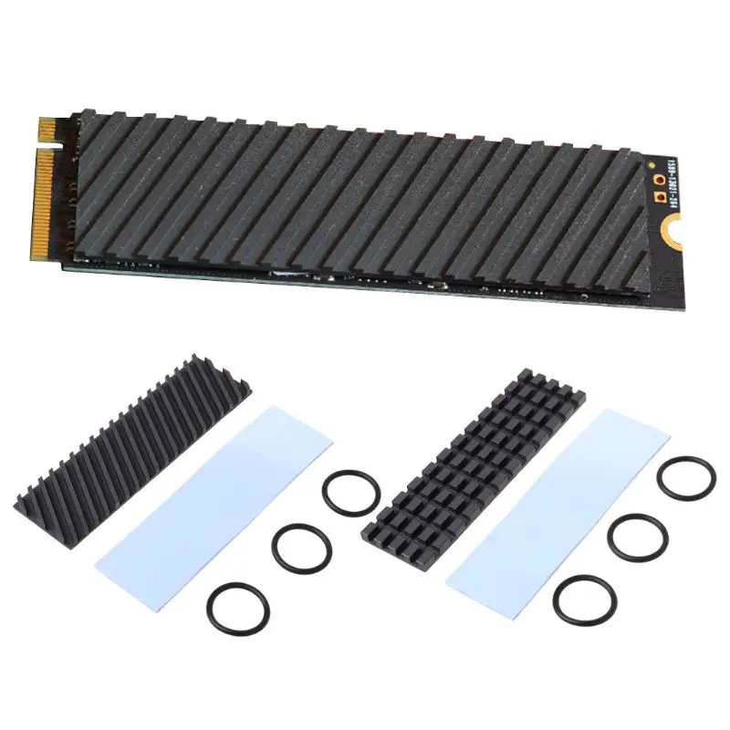 Графиновый радиатор M.2 NGFF 2280 PCI-E NVME SSD из чистой меди термопрокладка охладитель |