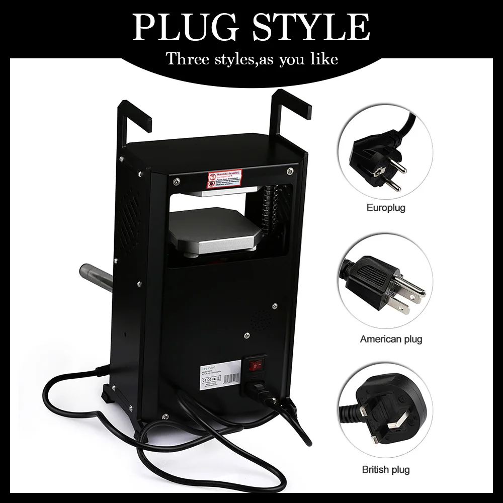 Новинка 2021 канифольный термопресс 4*4 дюйма Двойные Тепловые пластины Ручной