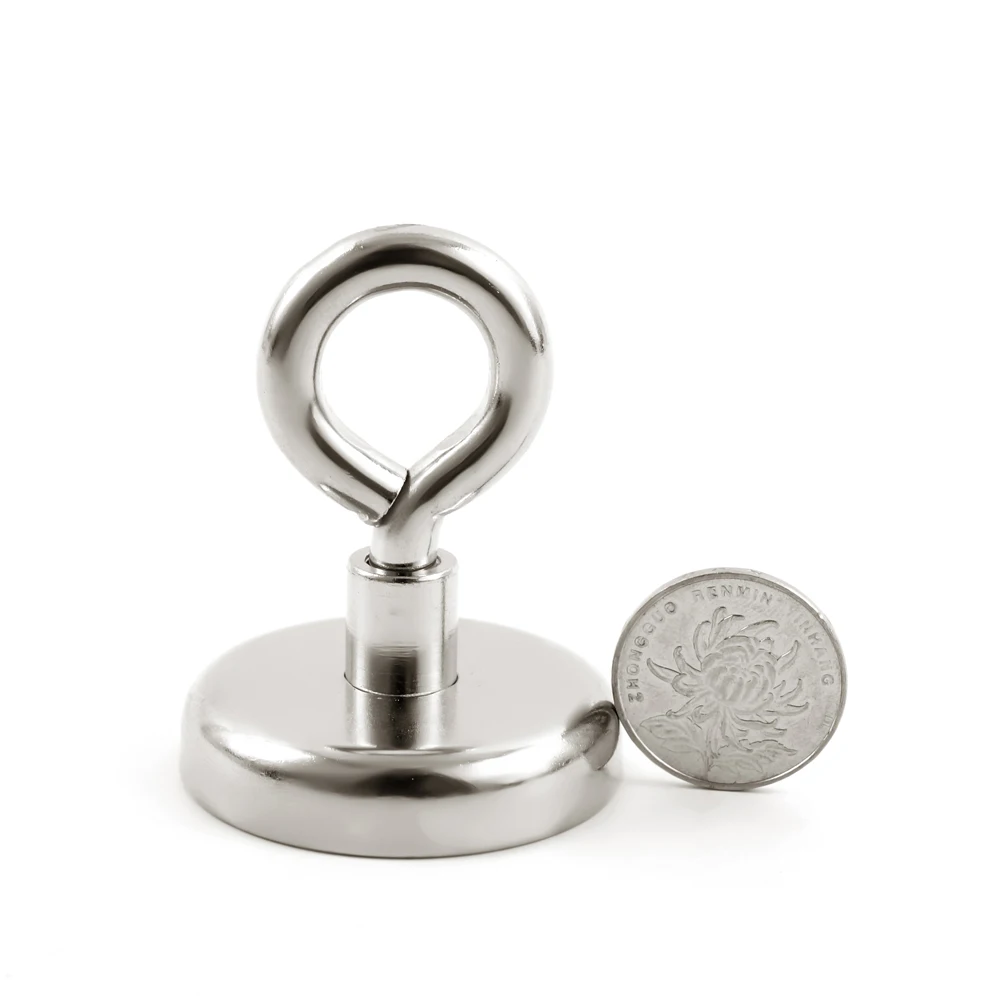 

Wangyatian Strong Powerful Neodymium Magnet Round Salvage Magnet Deep Sea Holder Pot Fishing Hook Magnets