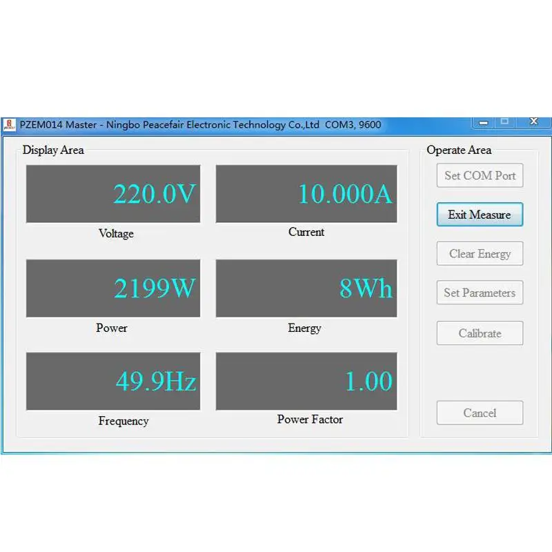 Новейшая модель Переменного тока Мощность энергии метр 220V 100A RS485 Modbus