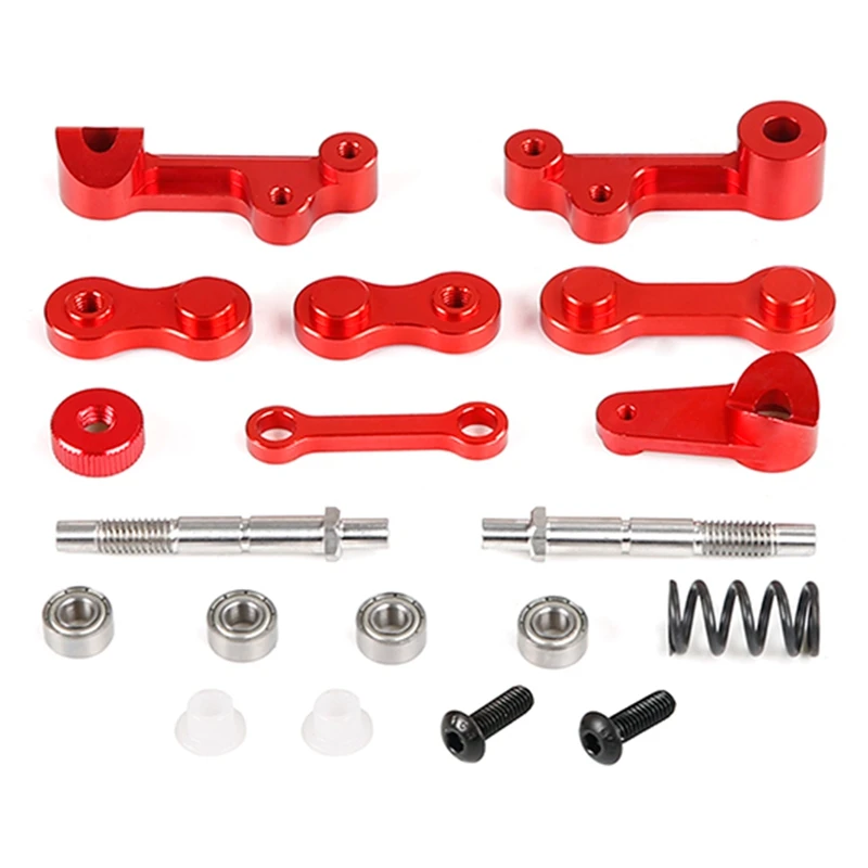 

Steering Wiper Arm Set Metal Steering Gear Assembly Fit for 1/5 HPI ROFUN BAHA ROVAN KM BAJA 5B 5T 5SC Toys Game Parts