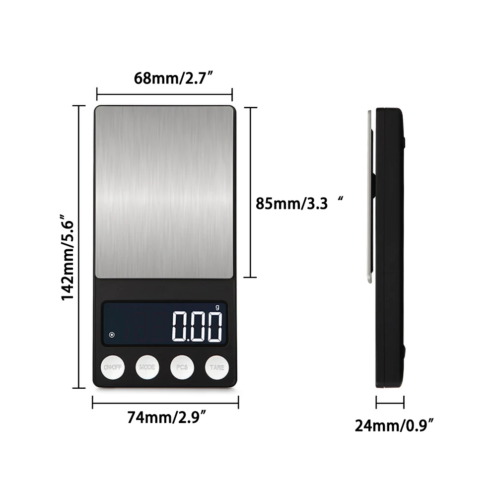 

High Precision Jewelry Scales 100g/200g/300g/500/0.01g for Gold Diamond Jewelry weight Balance Digital Pocket Electronic Scales