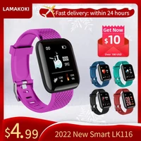 lamakoki 2022 new lk 116 plus smart watch mens watch large screen blood pressure sleep ip67 digital smartwatch female watches