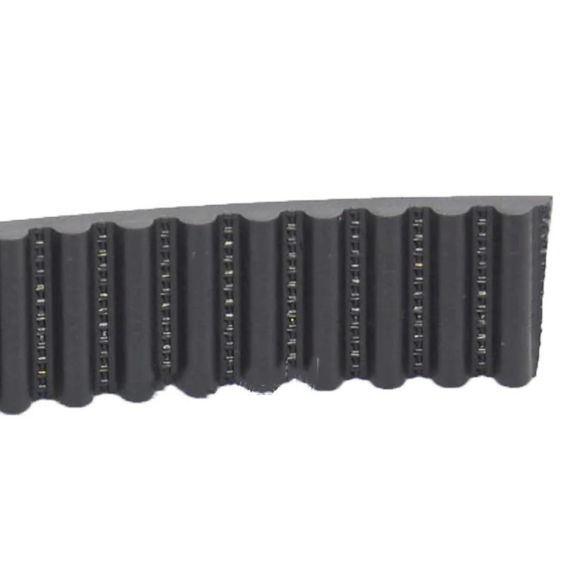 1 метр 5 м ремень для синхронизации со стальным проводом черный полиуретановый