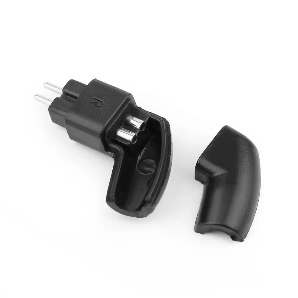 5Pairs 0.78mm Earphone Pin 2 Pins Plug For UE11 UE18 ES3W4R Headset Wire Connector Rhodium/Gold Plated Audio Jack Adapter