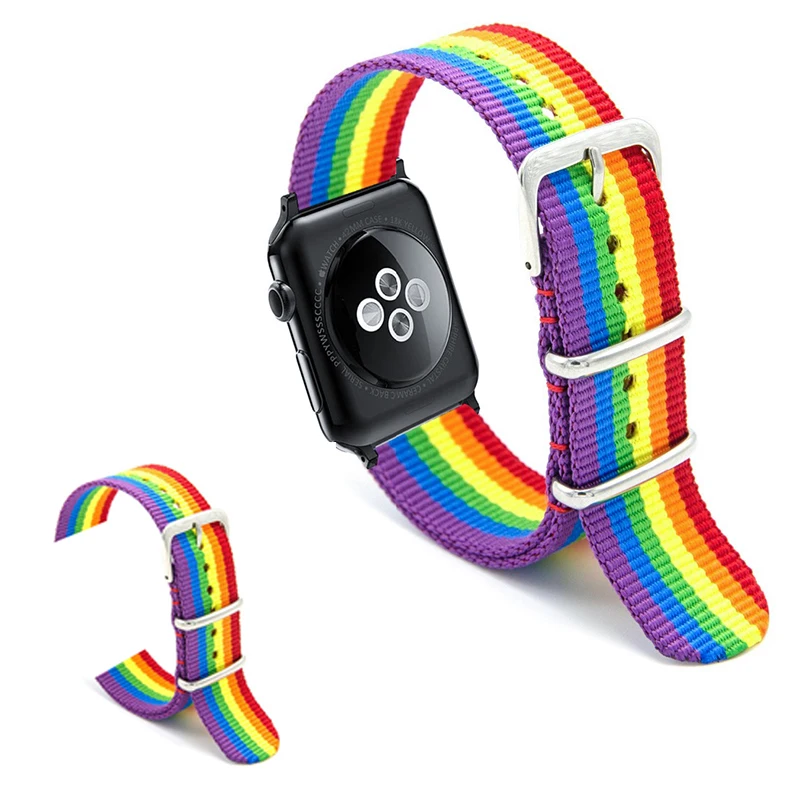 Лидер продаж нейлоновый ремешок для наручных часов Apple Watch версии 4/3/2/1 спортивный