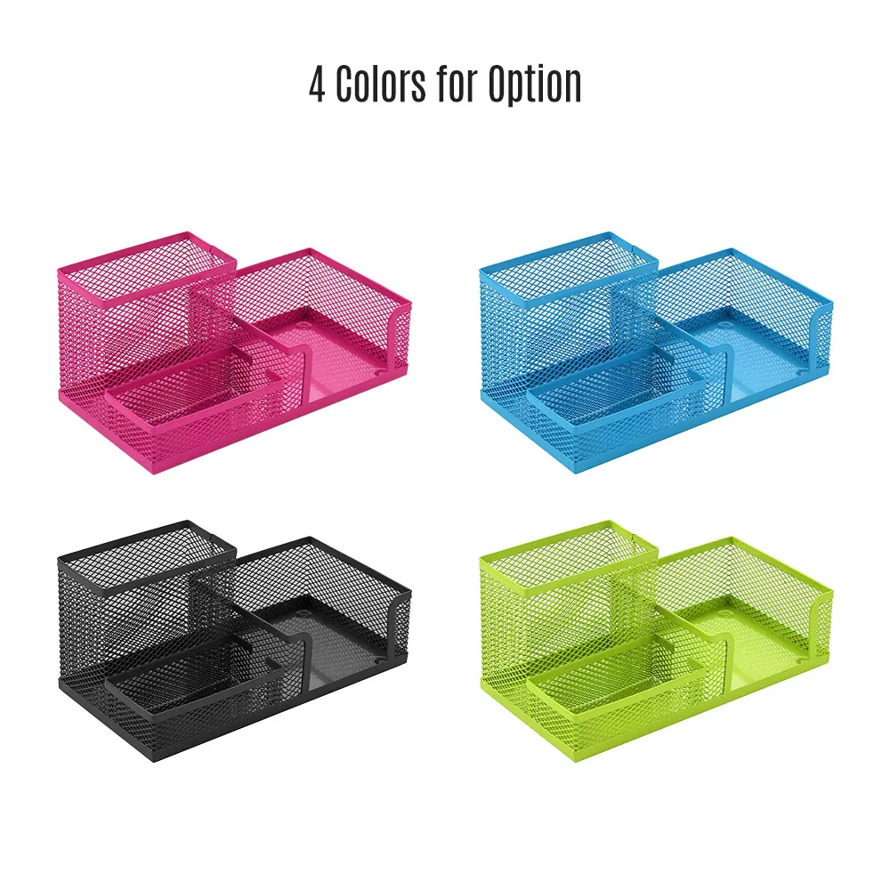 Многофункциональный настольный органайзер для хранения 3 шт. сетчатый