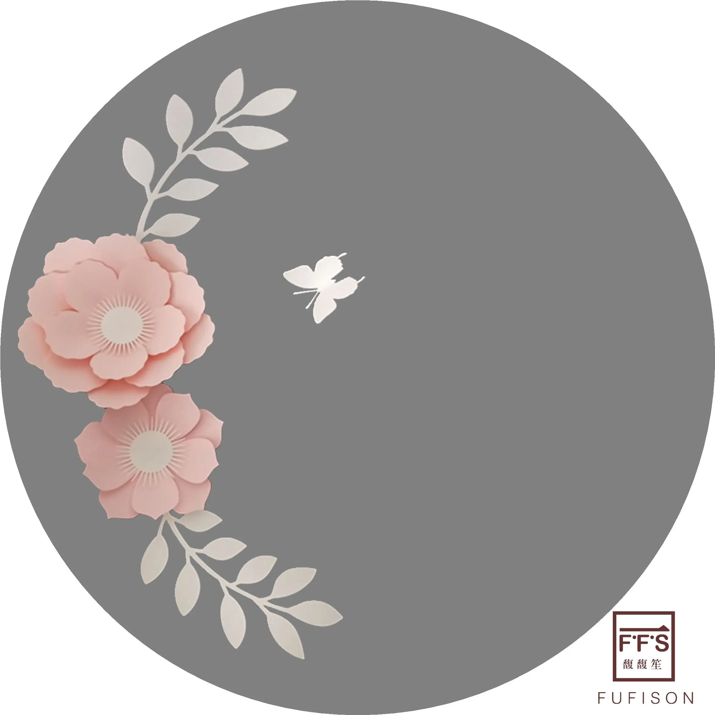 ТФ бумага 3D искусственный цветок Настенный декор для комнаты девочек на первый