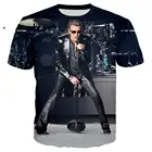 Футболка с 3D-принтом Джонни Хелли, поп-певица, футболка в стиле рок, Повседневная Уличная одежда унисекс, одежда в стиле хип-хоп, топы в стиле Харадзюку, Мужская футболка