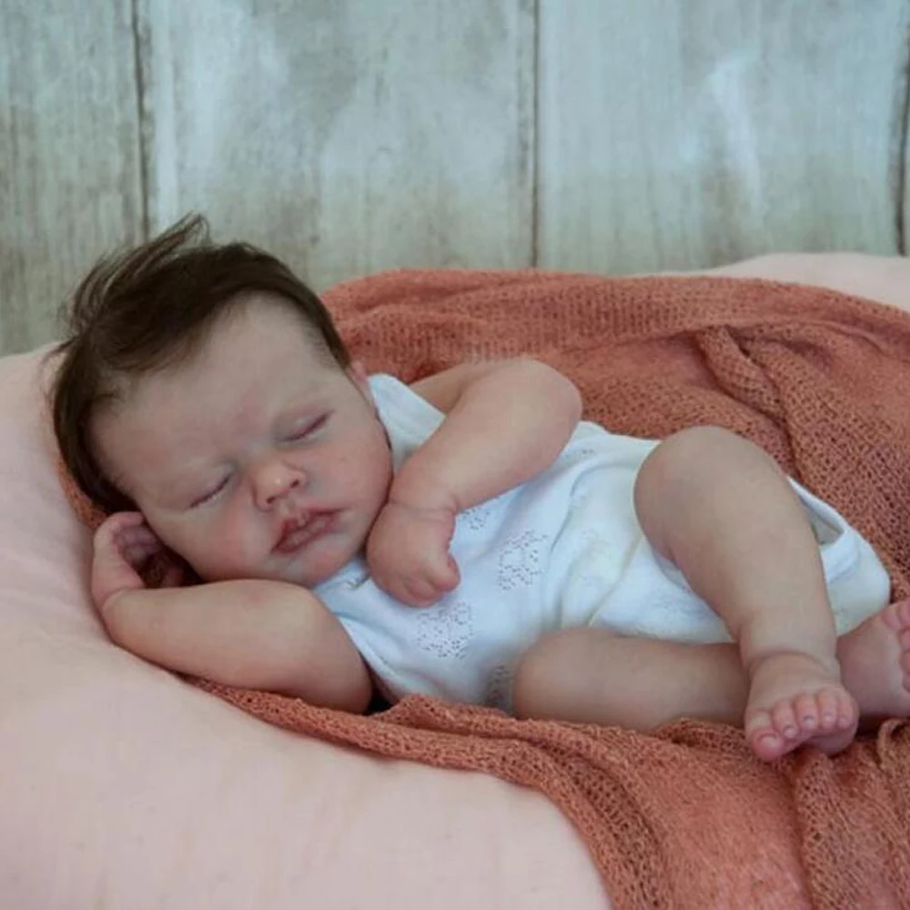 

Reborn Baby Doll Kit 20 Inches Loulou Unpainted Unfinished Doll Parts DIY Blank Reborn Vinyl Doll Kit Birthday Gift