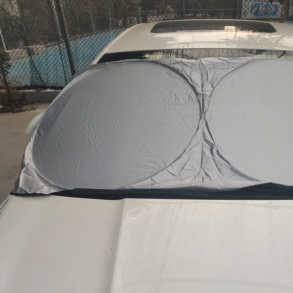 

Car Windshield Sun Shade Large Size UV Protection Foldable Universal Sun Shade Visor for Car Front Windshiled High Quality