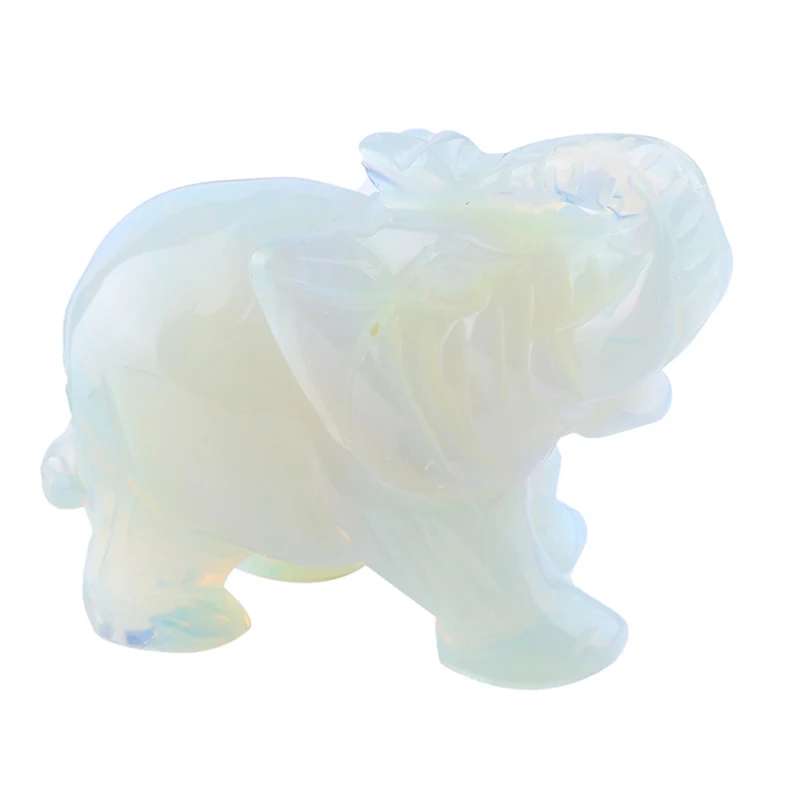 Счастливый Слон Fortune зелёный авантюрин нефрит камень Feng Shui Статуэтка женщины в