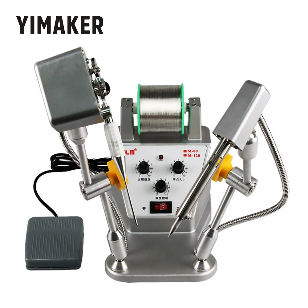 Автоматическая паяльная машина YIMAKER 80 Вт 220 В стандартная для нарезки резьбы весы