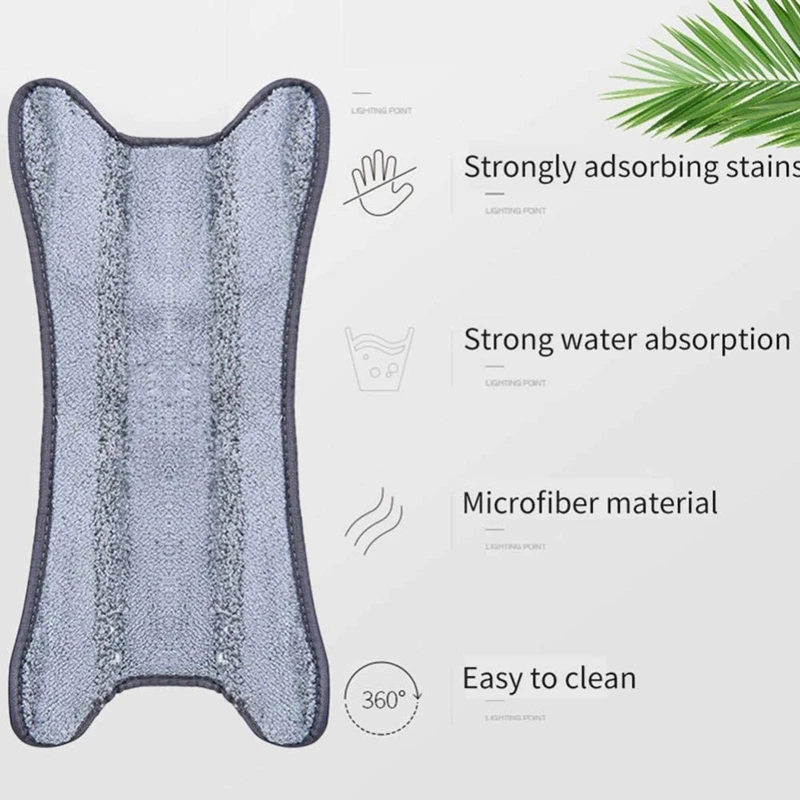 Фото Швабра с распылителем из микрофибры, сменные насадки для X-Type, для влажной/сухой швабры, совместимая с системой ухода за полом Bona, 2021, 5 шт. №2