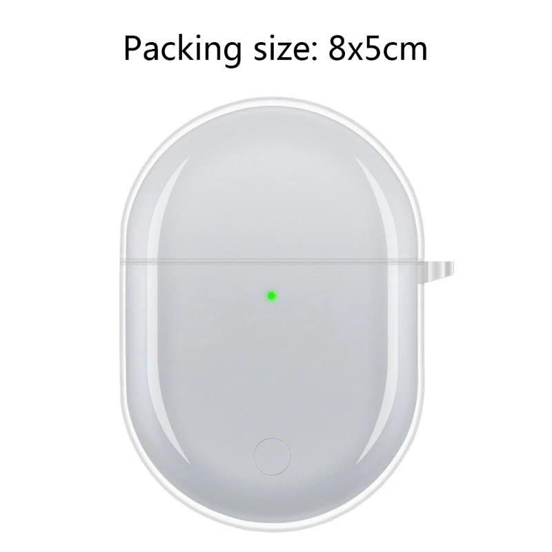 Чехол для наушников совместимый с Redmi AirDots 3 Pro зарядный чехол мягкий прозрачный из