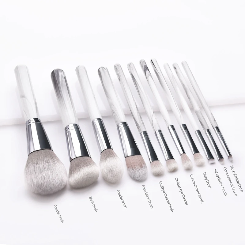 

11Pcs Makeup Brushes Tool Set Cosmetic Powder Eye Shadow Foundation Blush Blending Beauty Cosmetic Brush