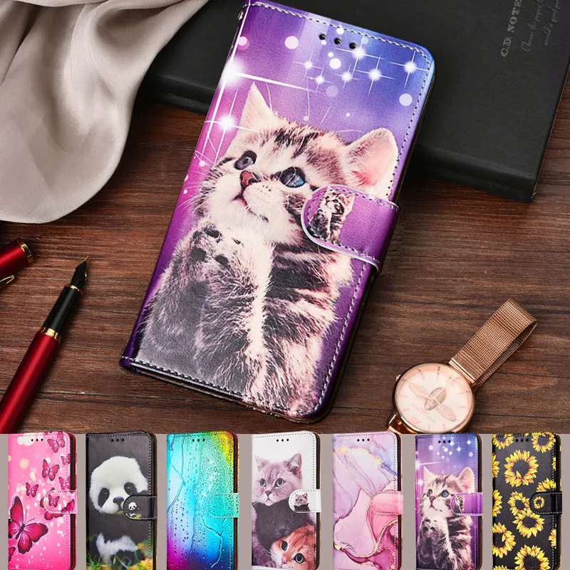 

Phone Wallet Cover For Tecno Camon 17 17P 17 Pro Spark 6 GO 2020 15 Air 16S 12 Air 6 Air 5 3 Spark 7 7T Pro 5 Leather Book Case