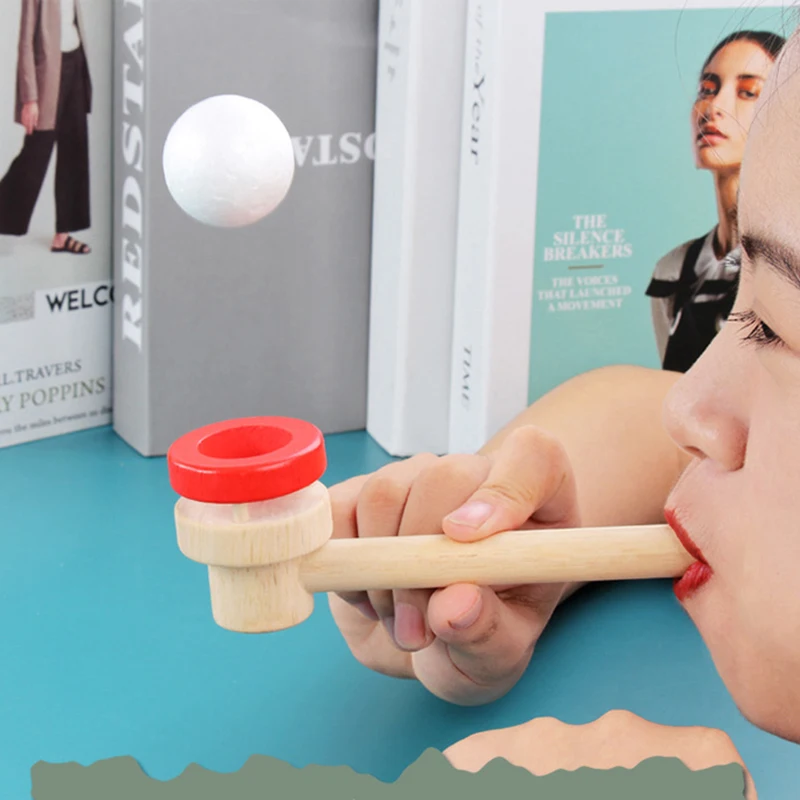 Детский плавающий шар подвесной маленький для боулинга деревянная игрушка