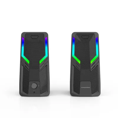 

G6 bluetooth speaker notebook computer USB wired game speaker touch RGB lighting computer speaker, suitable for PC game speaker