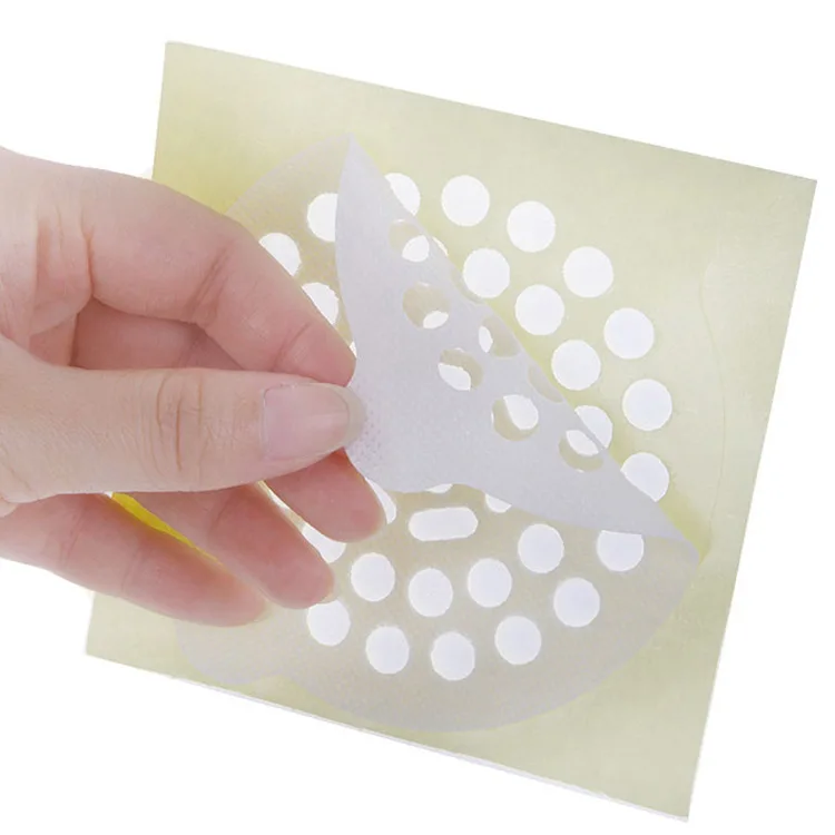 Одноразовые напольная наклейка для сливного отверстия волос фильтр сливная