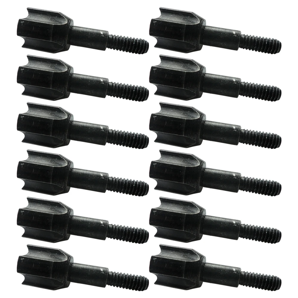 

12pcs Archery Hammer Arrowhead Arrows Broadheads Compound Bow Tips 125 Grain