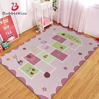 bubble kiss cute cartoon pink area rug for living room kids play princess room decor carpet customized bedroom balcony door mat