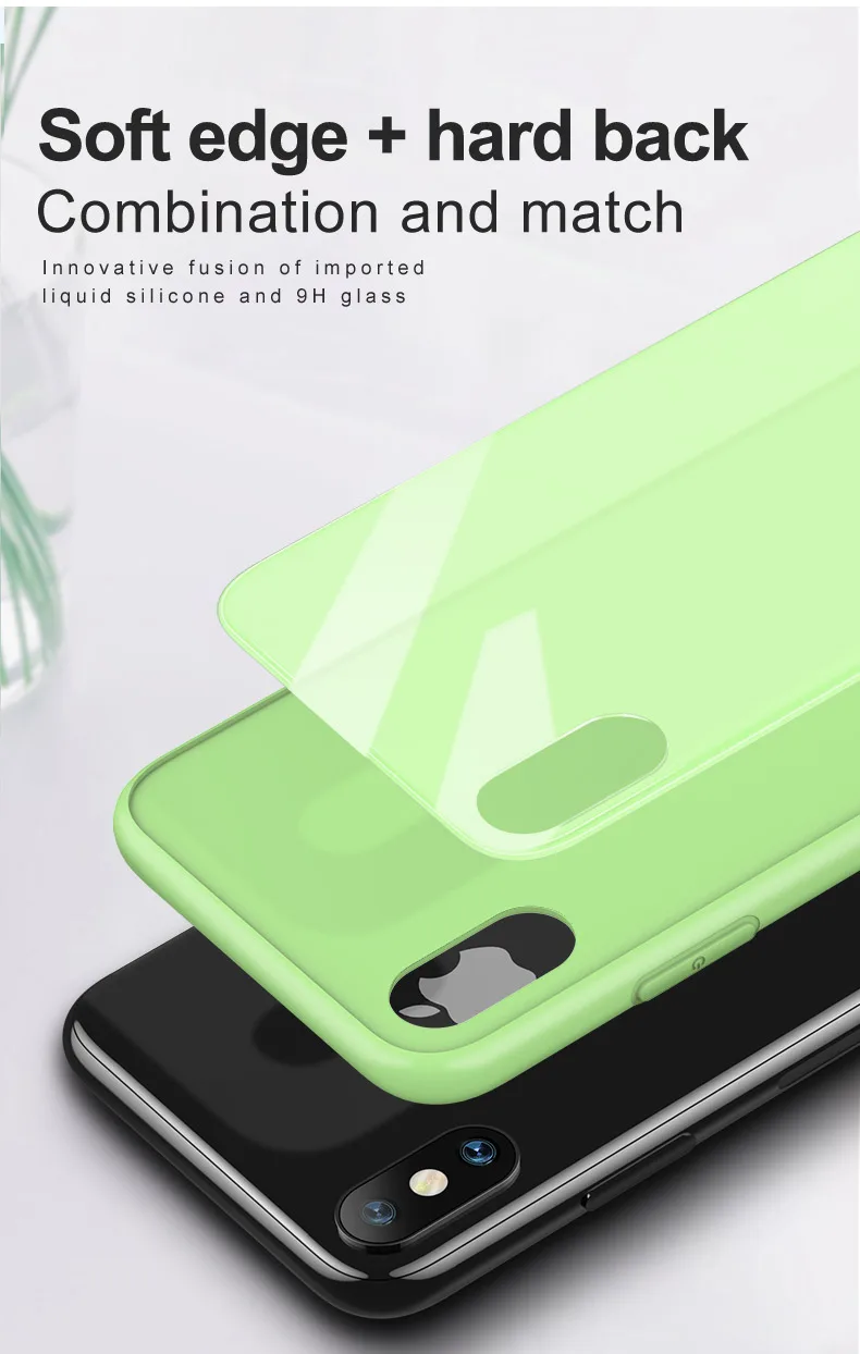 ASINA жидкое стекло чехол для iPhone XR 6 6s 7 8 Plus ударопрочный прозрачный силиконовый X XS