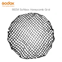 godox portable p90g p90l p90h 90cm 16 rods deep parabolic softbox honeycomb grid