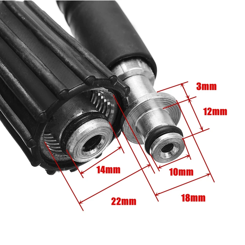 

High Pressure Washer Spray G-Un,M22 Car Water Washer Cleaning Tool with 15M Hose for Cleaner Watering Lawn Garden