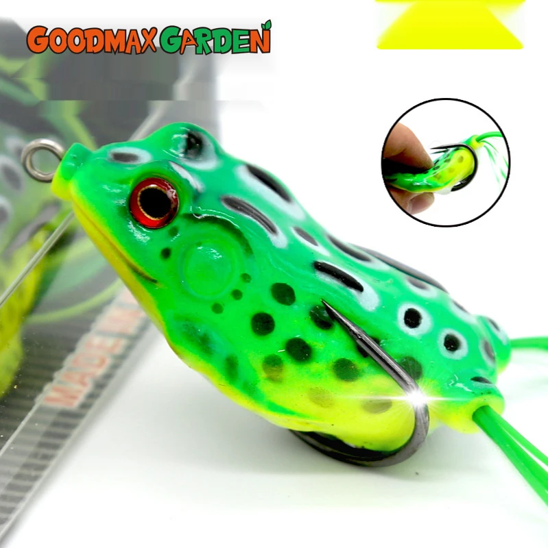 

5g/8g/12g симуляция блесна в виде лягушки фальшивая приманка черной рыбы убить двойной крюк наконечник перевернутой мягкие приманки водный Рыб...