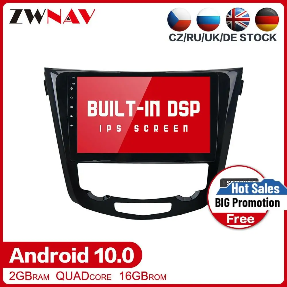 Автомагнитола на Android 10 0 мультимедийный видеоплеер для Nissan X Trail XTrail T32 Qashqai J11 T31 J10
